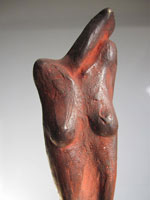 Bronzen beeld, vrouw, een origineel brons van beeldhouwer Ragonda IJtsma